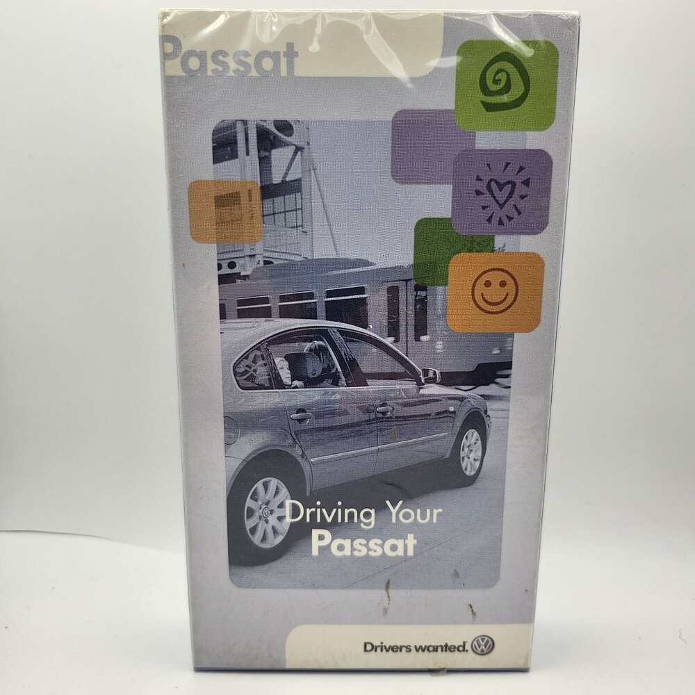 Volkswagen VW Driving Your Passat Instructional VHS Video 2002 Sealed